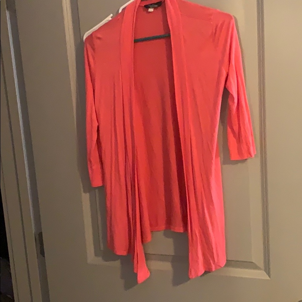 Peach cardigan